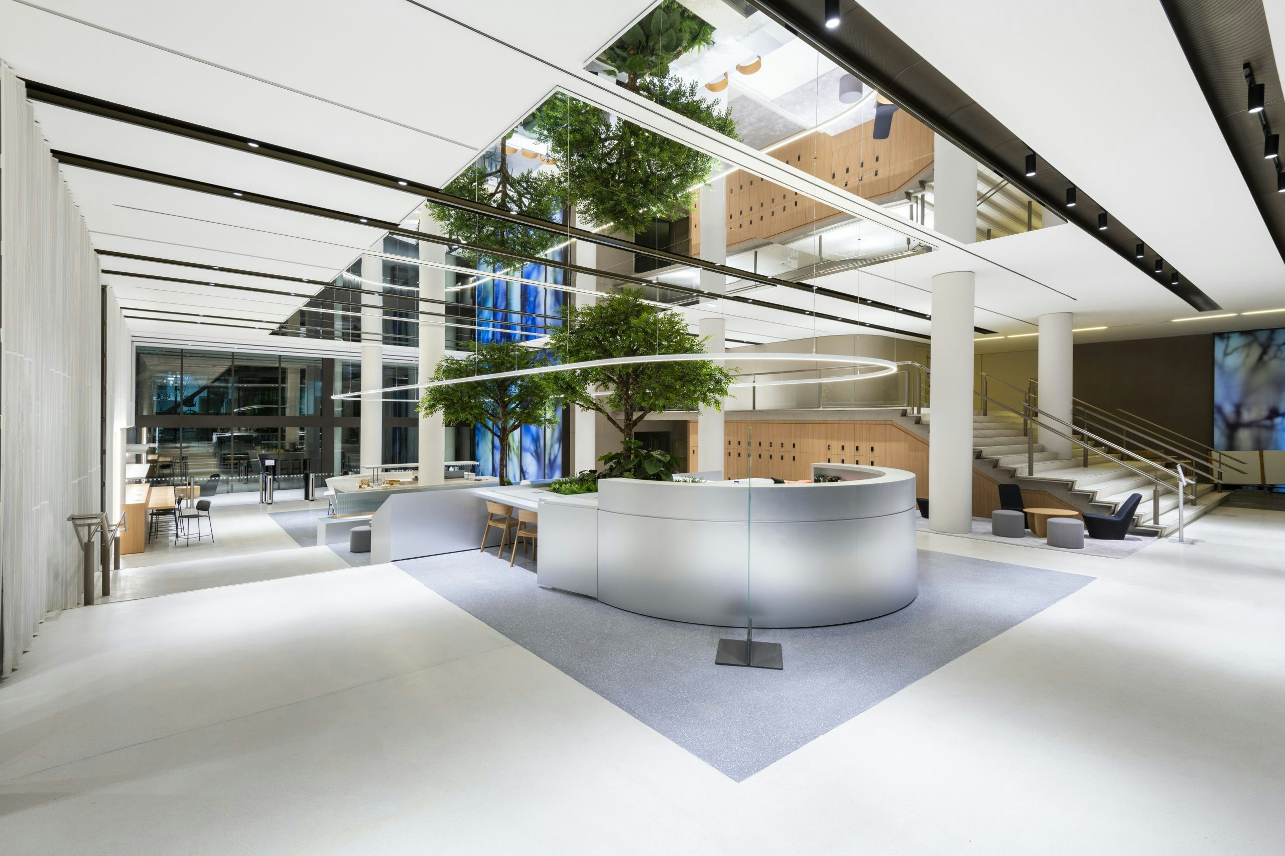 Modern technology workspace
